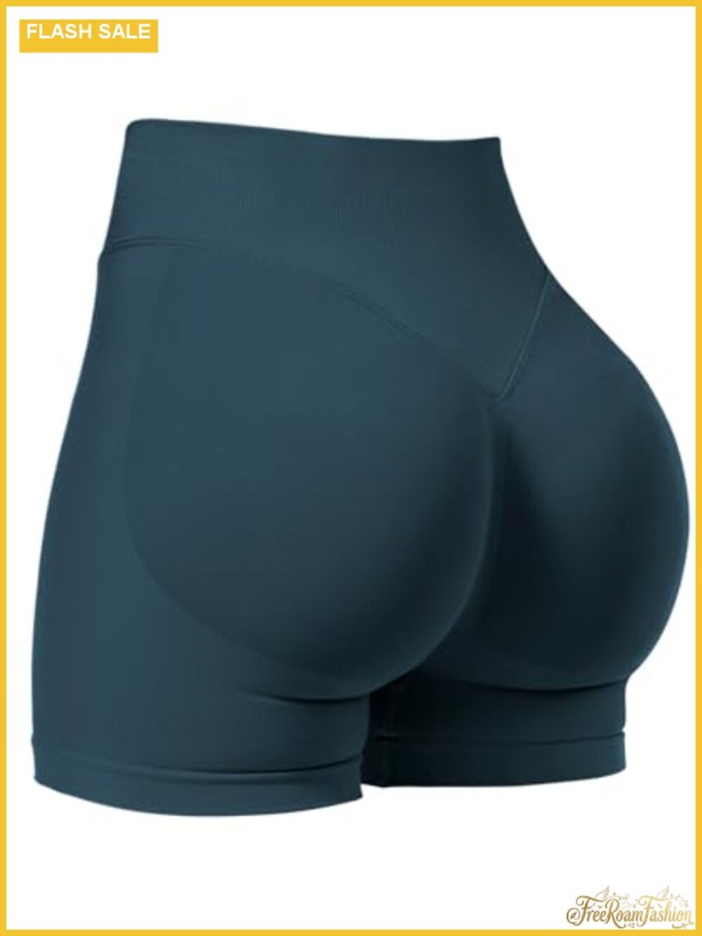 Women's Workout Impact Shorts Scrunch Butt Tummy Control 2.5"-6"
